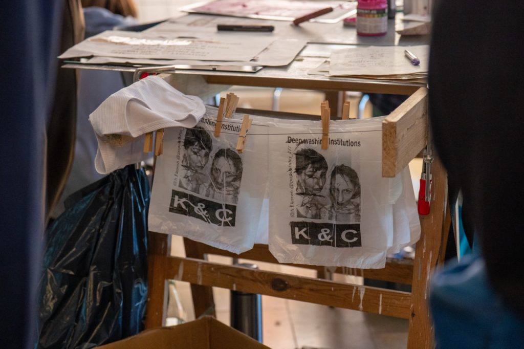 Catalina Bucos and Karen Fritz at THE E N D, Kölnischer Kunstverein
