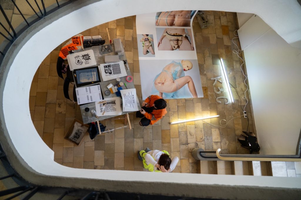 Catalina Bucos and Karen Fritz at THE E N D, Kölnischer Kunstverein